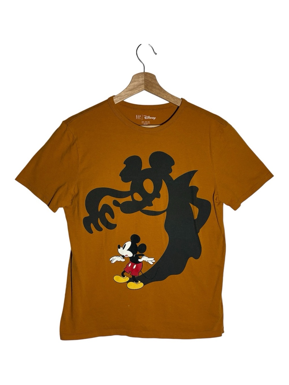 GAP Disney Graphic Tee - Brown with Black Print